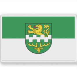 Vlag van Bergisch Gladbach, Duitsland Sticker