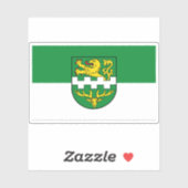 Vlag van Bergisch Gladbach, Duitsland Sticker (Vel)