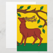 Vlag van Berkshire (VK) Briefpapier (Voorkant / Achterkant)