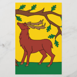 Vlag van Berkshire (VK) Briefpapier