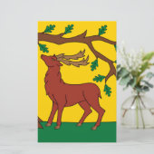 Vlag van Berkshire (VK) Briefpapier (Staand voorkant)