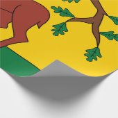 Vlag van Berkshire (VK) Cadeaupapier (Hoek)