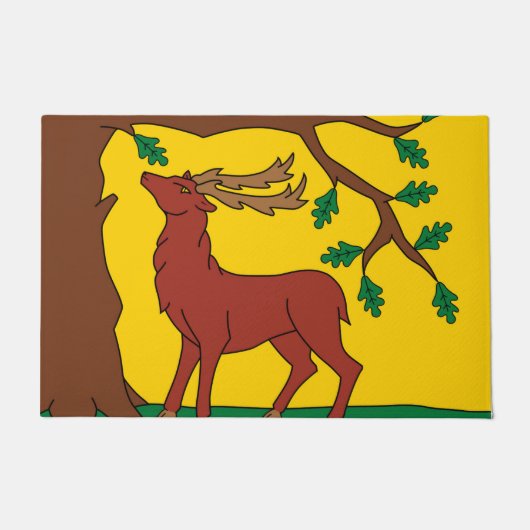 Vlag van Berkshire (VK) Deurmat (Voorkant)