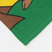 Vlag van Berkshire (VK) Fleece Deken (Hoek)