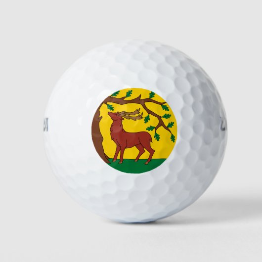 Vlag van Berkshire (VK) Golfballen (Voorkant)
