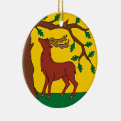 Vlag van Berkshire (VK) Keramisch Ornament (Rechts)