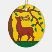 Vlag van Berkshire (VK) Keramisch Ornament (Links)