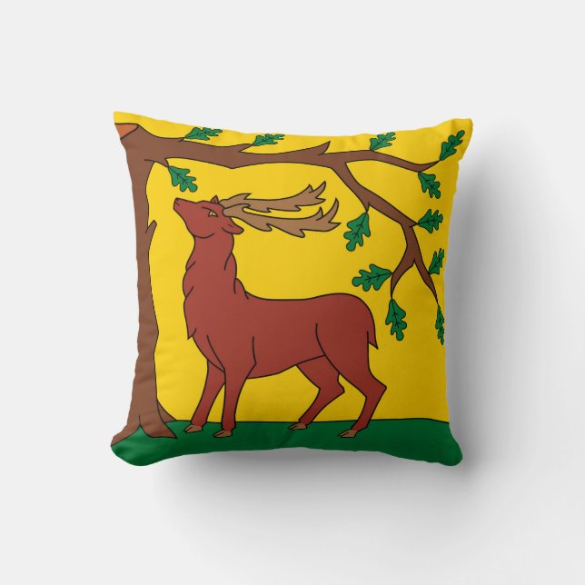 Vlag van Berkshire (VK) Kussen (Voorkant)