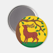 Vlag van Berkshire (VK) Magneet (Voorkant / Achterkant)