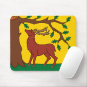 Vlag van Berkshire (VK) Muismat (Met muis)