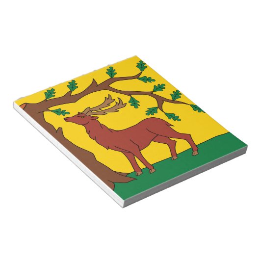 Vlag van Berkshire (VK) Notitieblok (Schuin)