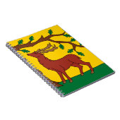 Vlag van Berkshire (VK) Notitieboek (Rechterzijde)