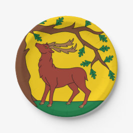 Vlag van Berkshire (VK) Papieren Bordje