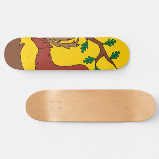 Vlag van Berkshire (VK) Persoonlijk Skateboard (Horizontaal)