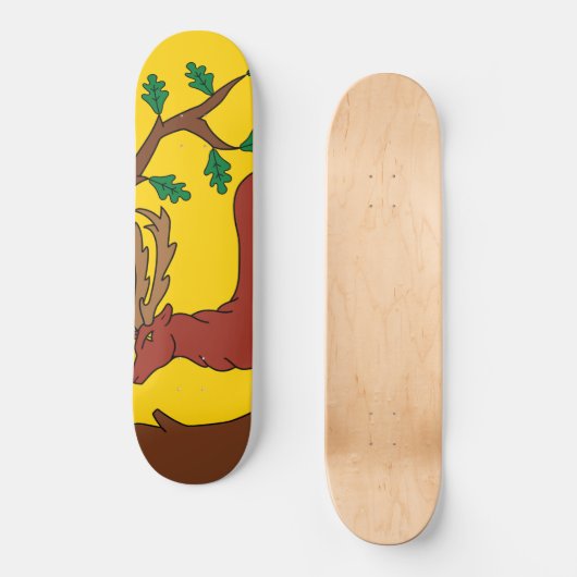Vlag van Berkshire (VK) Persoonlijk Skateboard (Voorkant)