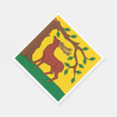 Vlag van Berkshire (VK) Servet (Hoek)