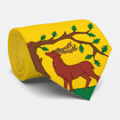 Vlag van Berkshire (VK) Stropdas (Opgerold)