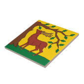 Vlag van Berkshire (VK) Tegeltje (Zijkant)