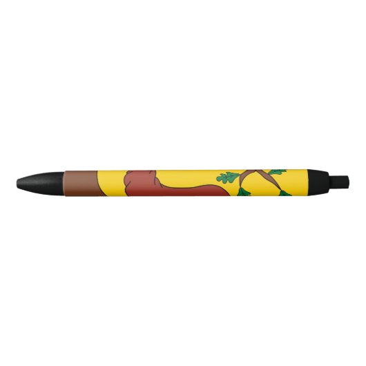 Vlag van Berkshire (VK) Zwarte Inkt Pen (Voorkant)