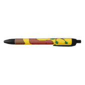 Vlag van Berkshire (VK) Zwarte Inkt Pen (Bodem)