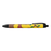 Vlag van Berkshire (VK) Zwarte Inkt Pen (Bovenkant)