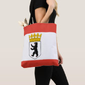Vlag van Berlijn Boodschappentas Tote Bag (Dichtbij)