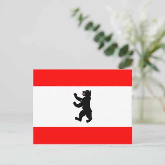Vlag van Berlijn Briefkaart (Staand voorkant)