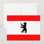 Vlag van Berlijn Briefkaart (Voorkant / Achterkant)