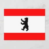 Vlag van Berlijn Briefkaart (Voorkant)