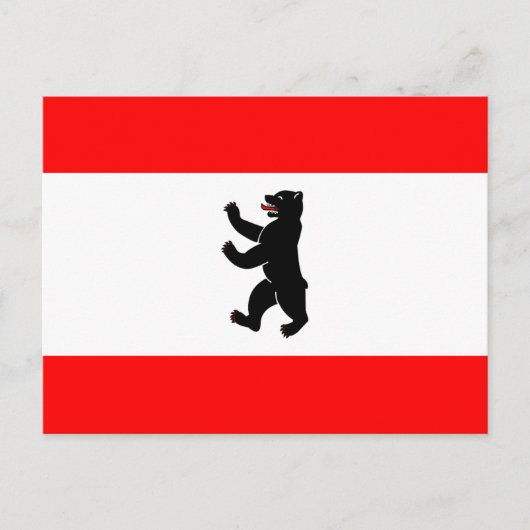 Vlag van Berlijn Briefkaart (Voorkant)