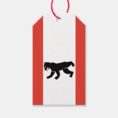 Vlag van Berlijn Cadeaulabel (Voorkant)