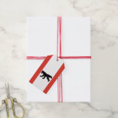 Vlag van Berlijn Cadeaulabel (Met Touw)