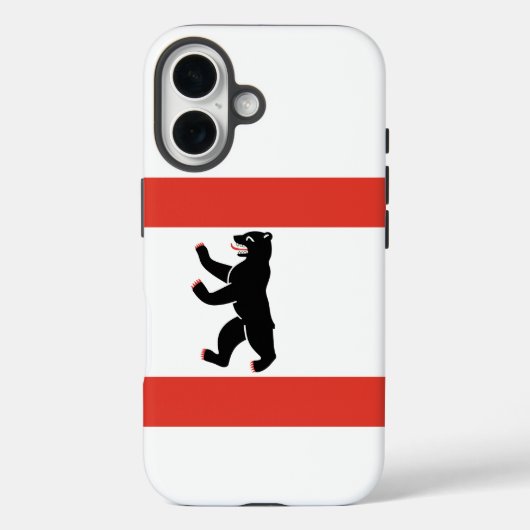 Vlag van Berlijn Case-Mate iPhone Case (Achterkant)