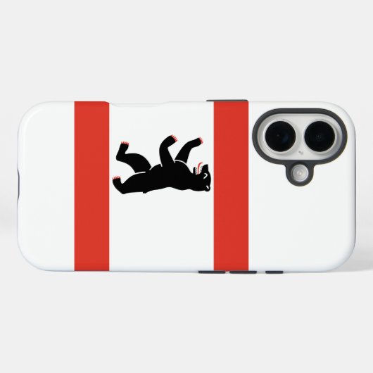 Vlag van Berlijn Case-Mate iPhone Case (Achterkant (horizontaal))