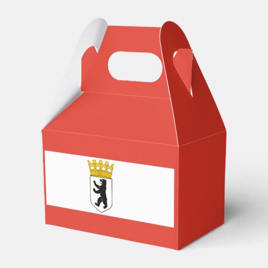 Vlag van Berlijn Favoriet Box Bedankdoosjes (Voorkant Zijde)