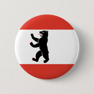 Vlag van Berlijn Knop Ronde Button 5,7 Cm
