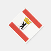 Vlag van Berlijn Napkins Servet (Hoek)