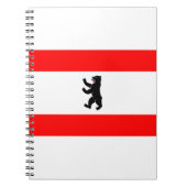 Vlag van Berlijn Notitieboek (Voorkant)