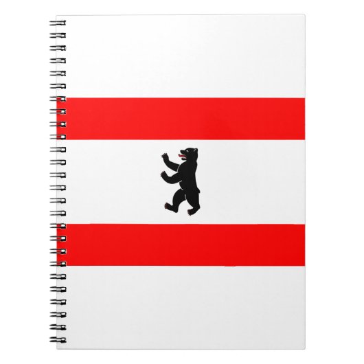 Vlag van Berlijn Notitieboek (Voorkant)