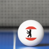 Vlag van Berlijn Ping-Pong Bal Pingpongbal (Net)