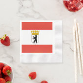 Vlag van Berlijn servetten (Insitu)