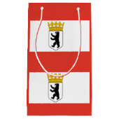 Vlag van Berlijn Small Gift Bag Klein Cadeauzakje (Voorkant)