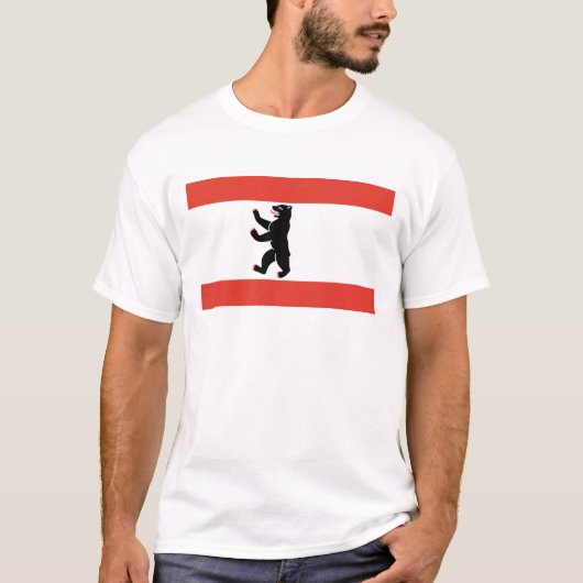 Vlag van Berlijn T-shirt (Voorkant)