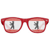 Vlag van Berlijnse zonnebril voor de Retro (Voorkant)