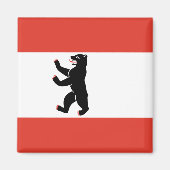 Vlag van Berlin Magnet (Voorkant)