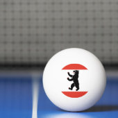 Vlag van Berlin Ping-Pong Ball (Net)