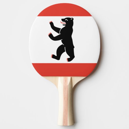 Vlag van Berlin Ping-Pong Paddle Tafeltennisbatje (Voorkant)