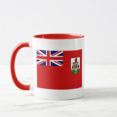 Vlag van Bermuda Apparel Mok (Links)