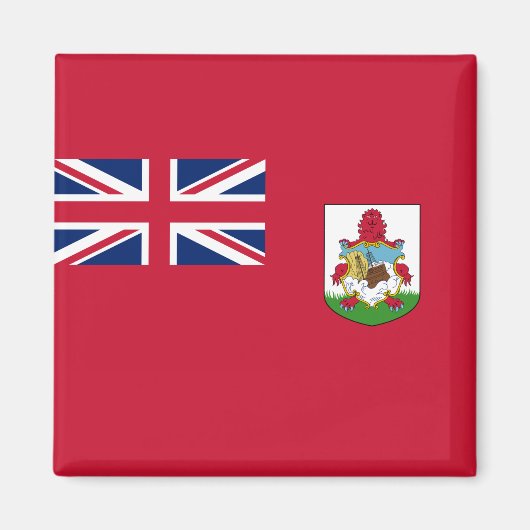 Vlag van Bermuda (Bermudiaans) (Caribische eilande Magneet (Voorkant)