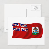 Vlag van Bermuda Briefkaart (Voorkant / Achterkant)